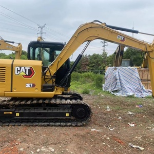 Mini-excavatrice Cat 307 d'occasion - Moteur d'origine, faible nombre d'heures (1000-1800h), état quasi neuf (85%), 40% moins chère qu'une neuve, radiateur haute température - Product Image 2