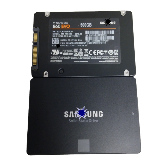 860 EVO 500GB 2.5 Inch SATA SSD Solid State Drive MZ7LH500HALU