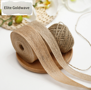 Corde de chanvre vintage tressée à la main, fil de chanvre jaune, corde de chanvre pour bouquet de fleurs, corde de fixation DIY, ceinture à nouer, matériau d'emballage floral - Product Image 6
