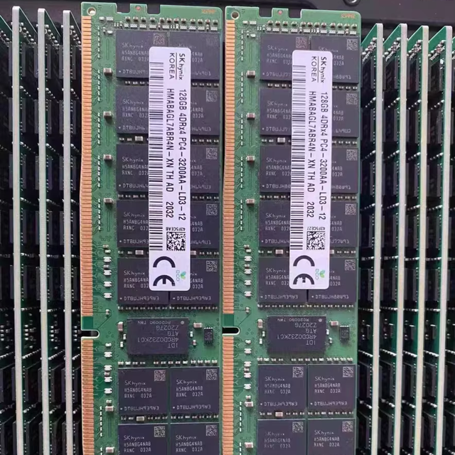 SK 128G DDR4 3200 ECC REG Server Memory Module