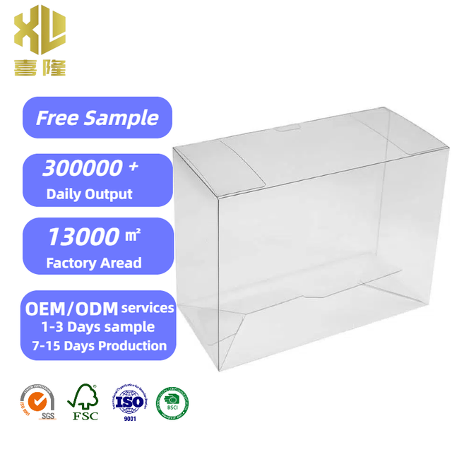 Clear PET PP Plastic Protector Box 4 Inches ETB Toy Cases Recycled Materials Protective Film Manufactured Protective Cases