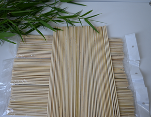 Fabricante al por mayor desechable 40cm palitos de bambú de malvavisco bastoncillos de algodón sin punta bastoncillos - Product Image 2