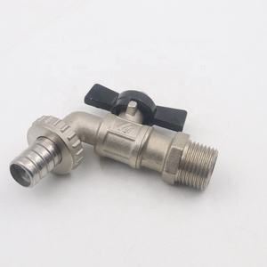 가벼운 모델 니켈 도금 황동 호스 Bibcock 탭 밝은 <span class=keywords><strong>bibcocks</strong></span> 제품 카테고리 - Product Image 5