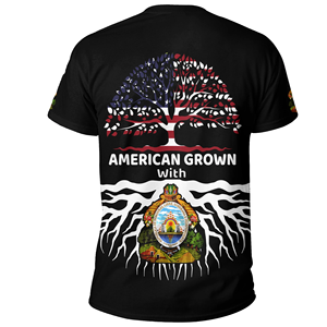 T-Shirt da uomo di ultima progettazione Honduras SAN <span class=keywords><strong>Pedro</strong></span> Sula Tribal nazionale emblema grafico t-Shirt stampa su richiesta girocollo da uomo - Product Image 6