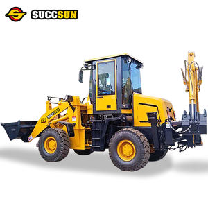 Landwirtschaft licher Erd bewegungs maschinen lader Kleiner Bagger lader mit Rädern 3,5 Tonnen 5 Tonnen 4WD zu verkaufen - Product Image 2