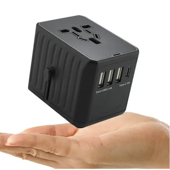 Adaptador de viagem multi-nação com carregador usb