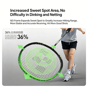 High Modulus Graphite Badminton Racket 4U 82g Extra Stiff Power Box <b>Frame</b> Design Sweat Absorb Towel Grip All Round <b>Play</b> - Product Image 6