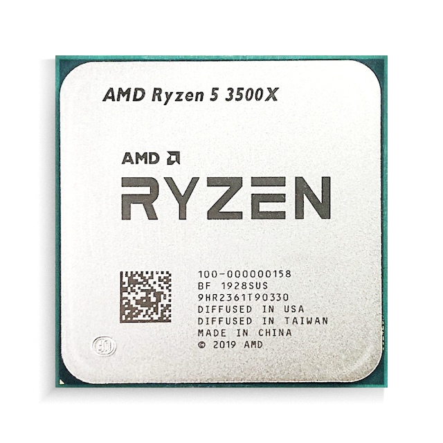 AMD for RYZEN 5 3500X 3.6 GHz Original Six-Core Six-Thread Processor 7NM 65W L3=32M Socket AM4 for Desktop Use No Cooler Fan