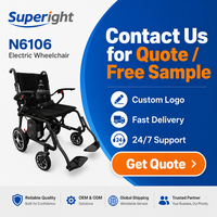 Superight N6106 Déambulateur Électrique Léger en Fibre de Carbone pour Personnes Âgées, Chariot de Courses et Fauteuil Roulant pour Handicapés 5