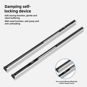 Thiết Kế Hiện Đại Im Lặng Ròng Rọc Đệm Cửa Trượt Vô Hình Phần Cứng Kẽm Hợp Kim Trackless Kéo Ra Cho Trường Học Căn Hộ Nhà Để Xe - Product Image 5