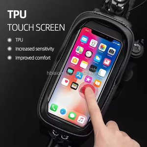 Bicycle Cycling Frame Front Rainproof Touch Screen Accessory Bike <strong>Bag</strong> Case <strong>Smartphone</strong> Case for Sports for Outdoor Activities - Product Image 2