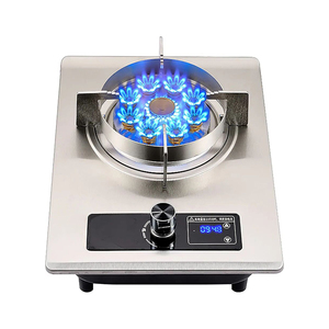 Venta caliente precio de fábrica construido en el hogar inteligente portátil de alta potencia quemador de latón cocina de Gas barata estufa de Gas - Product Image 2