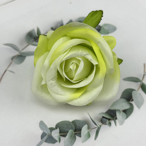 LO-777 Vente en gros de têtes de <span class=keywords><strong>roses</strong></span> artificielles en soie faites à la main pour mariage, Saint-Valentin, boîte à fleurs et décoration de gâteaux - Product Image 5