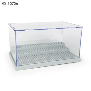 BLOCKMOC Transparent Plastic Dustproof Showcase <b>Model</b> 10706 Storage Box <b>Building</b> Blocks Display Case Ages 6+ ASTM Certified - Product Image 3