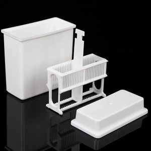 Hongbolai 24 <b>Slide</b> <b>Plastic</b> Staining Jar With Lid Laboratory Dyeing Vat - Product Image 1
