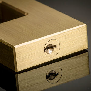 Candado de latón resistente de gran venta de fábrica FEIHUAN Rectangular sólido con desbloqueo de llave impermeable y función antirrobo - Product Image 3