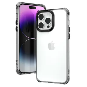 Op Maat Gemaakte Camerabescherming Telefoonhoes Schokbestendige Siliconen Gsm Hoesjes Voor Iphone 14 Pro Max Telefoonhoes 11 12 13