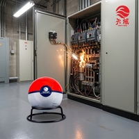 Boule d'extinction d'incendie à déclenchement thermique automatique, sans alimentation électrique, CE ISO9001 pour armoire électrique, salle de serveurs