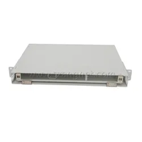 FTTH panel patch serat optik ODF, dudukan rak 24 port dengan rel mudah digunakan 1U 19"
