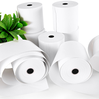 3 rouleaux de papier thermique pour caisse enregistreuse, 1/8x230 80x80