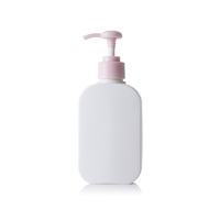 Pour Dove Mini 1oz Bouteilles de shampooing 8oz Bouteilles de lotion en plastique rouge avec pulvérisateur à pompe Bouteilles de shampooing d'hôtel carré noir vide 30ml