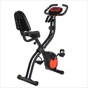 सेरेब्रल पाल्सी के लिए 16-लेवल एडजस्टेबल चुंबकीय प्रतिरोध व्यायाम बाइक के साथ फोल्डिंग व्यायाम बाइक