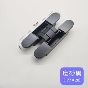 Bisagras Hidráulicas Ocultas de Aleación de Zinc para Armarios y Guardarropas - Ecológicas, Fácil Instalación, Semi-Entalladas para Comedor - Product Image 5