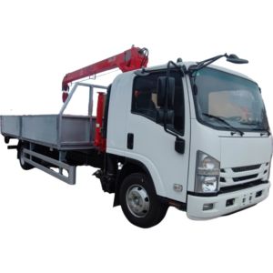 Isuzu 4*2 serbaguna Zoomlion kompatibel 5Ton Truck-mount Crane digunakan Beari Cina pompa hidrolik derek digerakkan mesin derek - Product Image 1