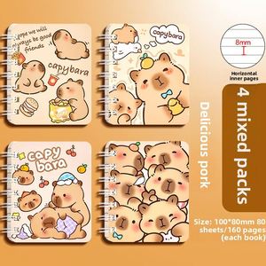 Cuaderno Espiral A7 de 80 Páginas, Diseño Estético, Mini Libreta Portátil con Dibujos Animados, Ideal para Regalo, Apto para Primaria - Product Image 4