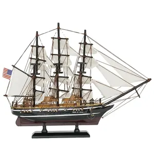 Fijne kwaliteit Hout Ster van India Lang Model Schip decoratieve houten boot nautische door handgemaakte geschenken 15"