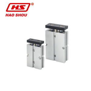 Fabricant de vérins à main de bonne qualité basé à Taïwan, série de vérins à double arbre TN, stock important disponible. Cylindres pneumatiques à doigts - Product Image 5