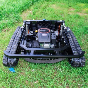Tondeuse à gazon télécommandée Black Warrior 190CC 4 temps essence professionnelle à lame rotative et éjection arrière - Product Image 3