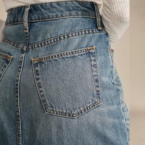 <strong>Plus</strong> <strong>Size</strong> <strong>Denim</strong> <strong>Skirt</strong> Women Stretch High Waisted Jeans <strong>Skirt</strong> Workwear - Product Image 5