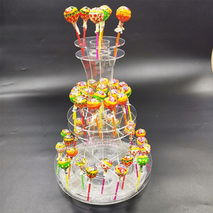 Trẻ Em Kẹo Đường <span class=keywords><strong>Lolly</strong></span> Kẹo Que Acrylic Hiển Thị Đứng Cho Bán Buôn - Product Image 3