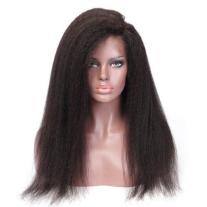 Pelucas de Cabello Humano Natural con Frente de Encaje, Estilo Kinky Straight, para Mujeres Negras, Sin Enredos, Venta al Por Mayor - Product Image 2