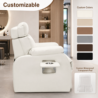 Fauteuil de coiffure électrique inclinable XFMC de luxe, haute qualité, personnalisé pour salon de beauté, avec fauteuil individuel pour femme