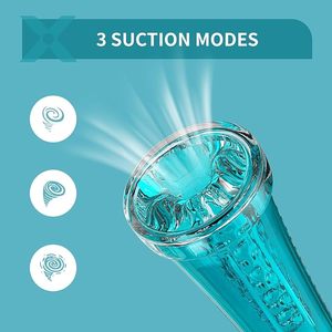 全自動電気男性マスターベーションカップ吸盤おもちゃ男性運動器具アシスト直立ブースター男性用真空ポンプ - Product Image 4