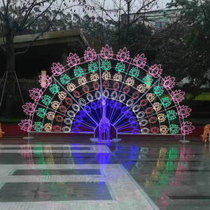 Luces LED con Tema de Pavo Real <span class=keywords><strong>Evermore</strong></span>, Iluminación Decorativa con Clasificación IP65 para Grandes Centros Comerciales y Aplicaciones de Paisajismo - Product Image 2