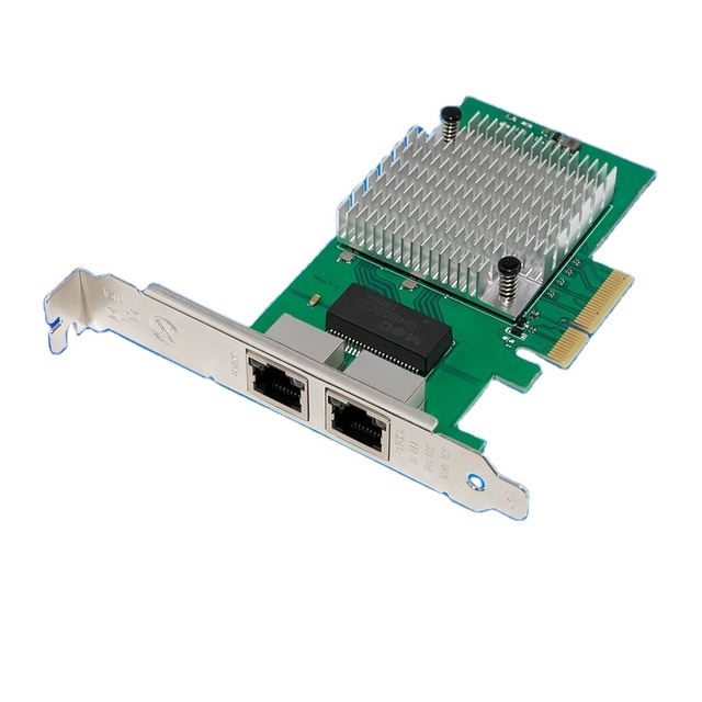 PCIe3.1 X4 I225-T2 Dual Port 2.5GBASE-T Internal Server LAN Card for Desktops in Stock