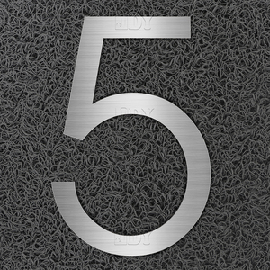 หมายเลขที่อยู่บ้านสแตนเลสสำหรับ No.0บ้าน Jdy, 75มม - Product Image 6