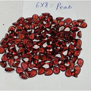 Gema Suelta de Granate Rojo Natural de Mozambique, Ovalada, de Alta Calidad 3A, 8x6mm, 1.35ct, Certificada por Terceros, para Joyería - Product Image 2