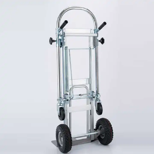 Carretilla Convertible de Acero FHT250B con Capacidad de 550 Lb, 3 en 1, Ruedas con Amortiguación de Aire, Plataforma Plegable de 250 kg FH - Product Image 2