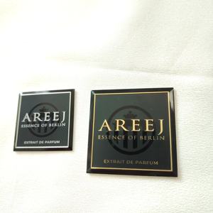 Autocollants adhésifs en aluminium doré personnalisés de qualité supérieure, imperméables, pour coffrets cadeaux de parfums, étiquettes pour poignées de bougies et cosmétiques - Product Image 6