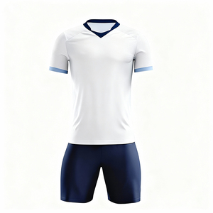 Maglia da <span class=keywords><strong>Calcio</strong></span> Personalizzata Estiva Traspirante ad Asciugatura Rapida in Poliestere per <span class=keywords><strong>Squadre</strong></span> e Club - Product Image 1