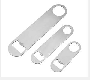 Grosir atau hadiah promosi kustom pembuka botol bir logam besi tahan karat portabel hadiah pesta pernikahan liburan - Product Image 1