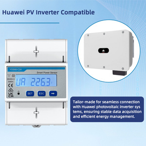 Üç fazlı DIN ray-dijital enerji ölçer kilowatt-saat elektrik gücü kilowatt-saat metre ile monte LCD ekran - Product Image 4