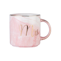 Tasse en porcelaine et marbre, vaisselle de café, en céramique, style européen, pour cadeau de mariage, pour couple, offre spéciale,