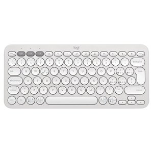 Teclado Mecánico K Series K380S Off-White Pebble Keys 104 Teclas Retroiluminado Bluetooth Combo Tijera Modelo Inglés 920 011820 - Product Image 1