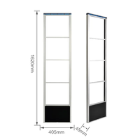 Système de sécurité RF double EAS pour magasin Système de capteur d'antenne 8.2Mhz Système d'alarme de sécurité RF EAS