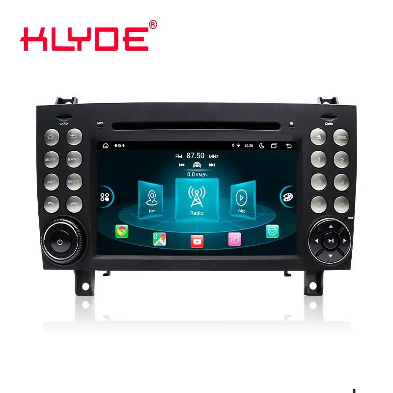 KLYDE 7 "IPS 화면 안드로이드 13.0 GPS 나비 카플레이 자동차 라디오 메르세데스-벤츠 시리즈 W169 W245 W209 W211 W203 W219 W168 R171